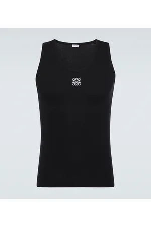 Loewe Anagram cotton-blend tank top