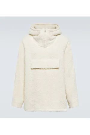 Auralee Oversized wool and alpaca hoodie