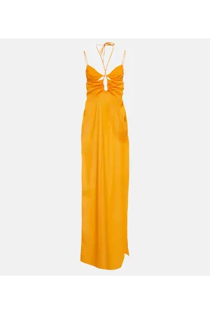 Nensi Dojaka Cutout halterneck maxi dress