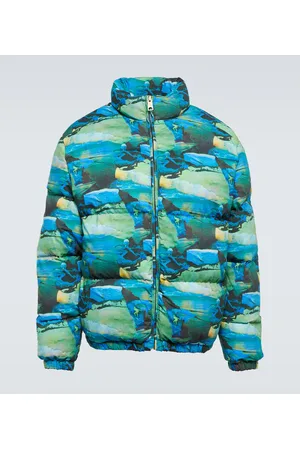 ERL Quilted printed down jacket