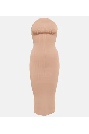Khaite Rumer ribbed-knit midi dress
