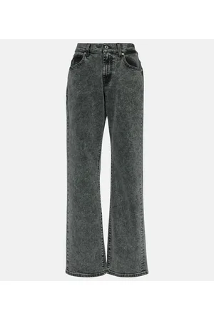7 for all Mankind Low-rise straight-leg jeans