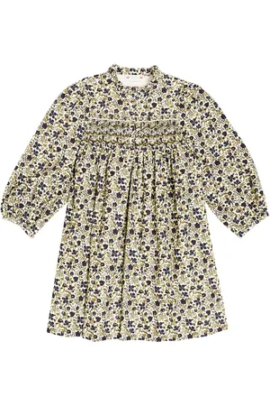 BONPOINT Tamsin floral corduroy dress