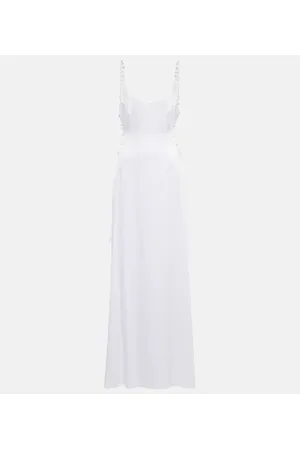 GALVAN Bridal Pearled Cove cutout gown