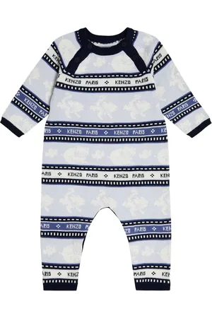 Kenzo Baby logo cotton onesie