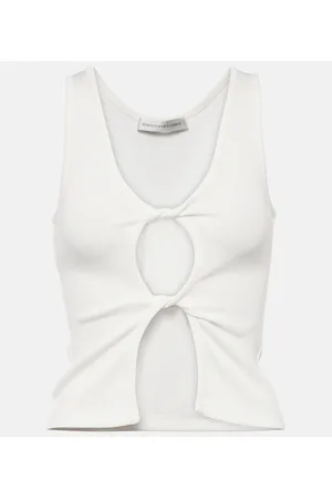 CHRISTOPHER ESBER Cutout jersey tank top