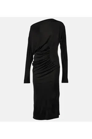 Khaite Oron ruched jersey maxi dress