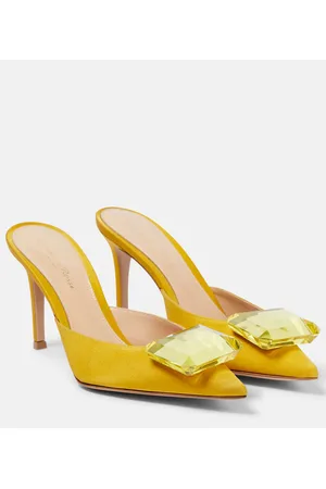 Gianvito Rossi Jaipur 85 embellished satin mules