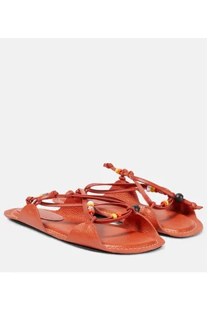 Marni X No Vacancy Inn beaded leather sandals