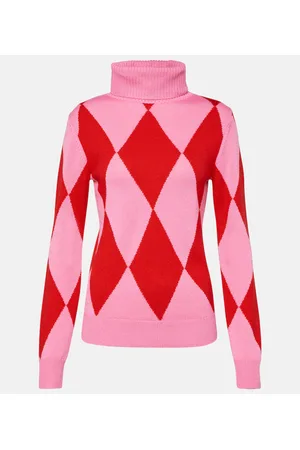 Perfect Moment Intarsia wool turtleneck sweater