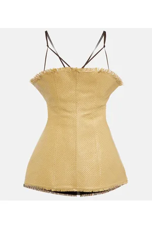 Jacquemus Off-shoulder corset top