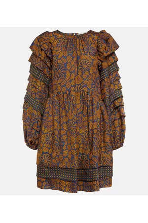 ULLA JOHNSON Emilia floral minidress