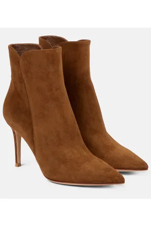 Gianvito Rossi Levy 85 suede ankle boots