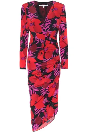VERONICA BEARD Alvaro floral stretch-silk dress