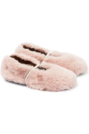 PèPè PÃ¨PÃ¨ Faux fur ballet flats