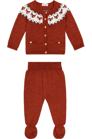 La Coqueta Baby set of wool jacket and pants