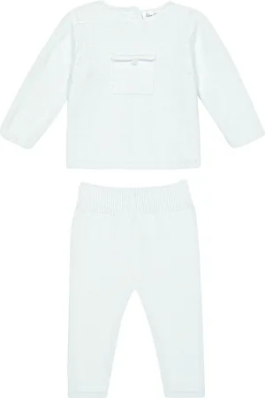 Tartine Et Chocolat Baby cotton knit tracksuit