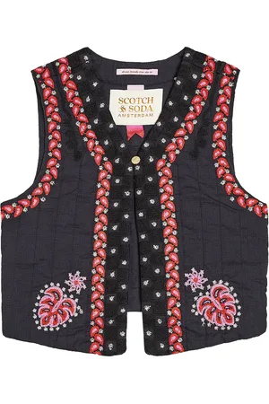 Scotch&Soda Embroidered cotton vest