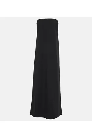 CO Strapless virgin wool-blend maxi dress