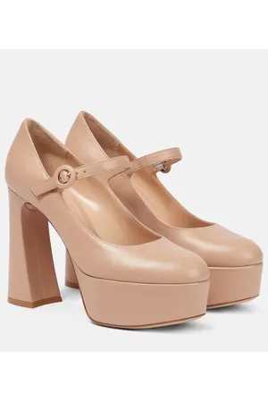 Gianvito Rossi Mary Jane leather pumps