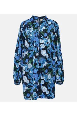 Diane von Furstenberg Silka printed satin minidress