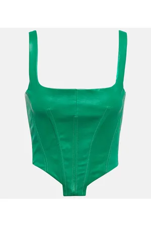 Stouls Bella leather corset top