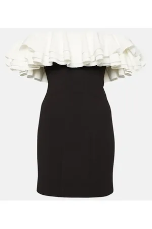 Staud Kiara off-shoulder ruffled minidress