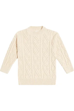 The New Society Russel cable-knit cotton sweater