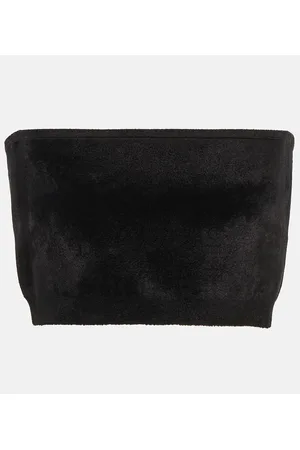 Alaïa AlaÃ¯a Velvet bandeau top