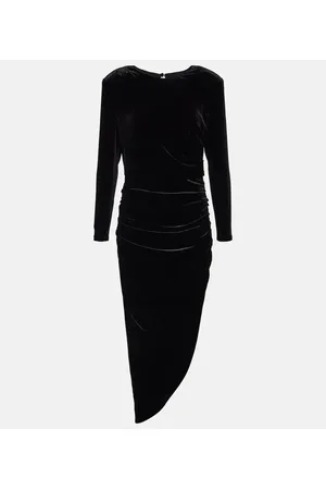 VERONICA BEARD Tristana velvet midi dress