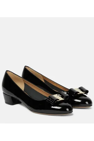 Salvatore Ferragamo Vara patent leather ballet flats
