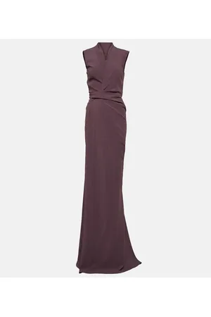 Rick Owens Georgette maxi gown