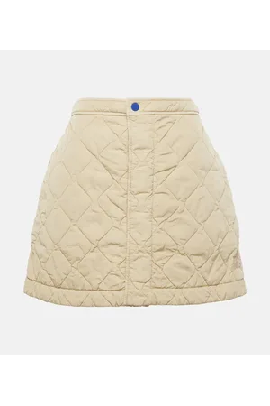 Burberry Quilted high-rise miniskirt