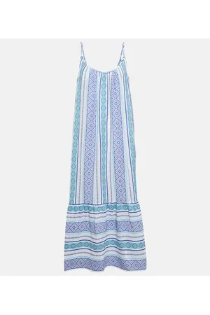 Velvet Lexy printed cotton midi dress