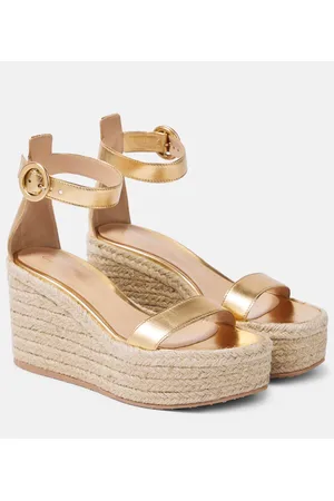 Gianvito Rossi Platform wedge sandals 90