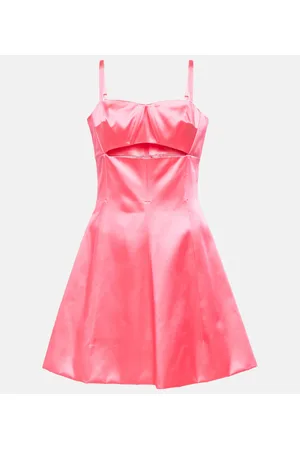 Patou A-line cotton-blend minidress
