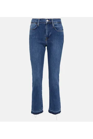 Frame Le High high-rise straight jeans