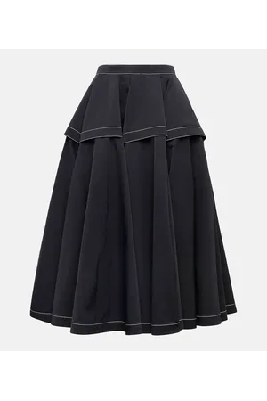 Bottega Veneta Pleated midi skirt