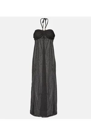 Melissa Odabash Mila halterneck knit maxi dress