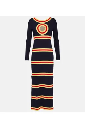 Paco rabanne Striped maxi dress