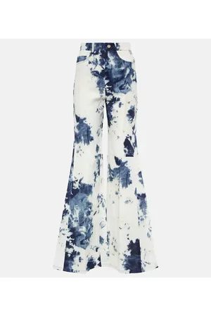 Chloé ChloÃ© Tie-dye linen flared pants