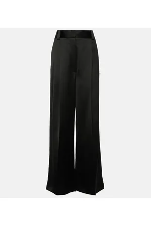 Khaite Simone pleated wide-leg pants