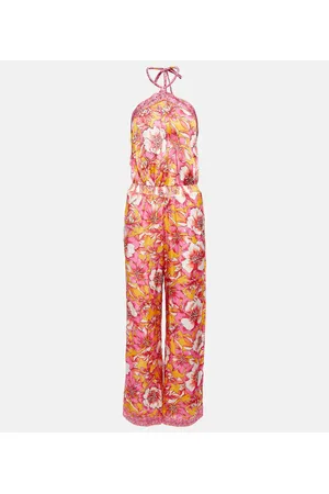 POUPETTE ST BARTH Isabelle printed halterneck jumpsuit