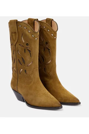 Isabel Marant Duerto suede cowboy boots