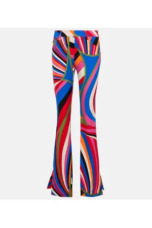 Puccini Iride printed flared pants