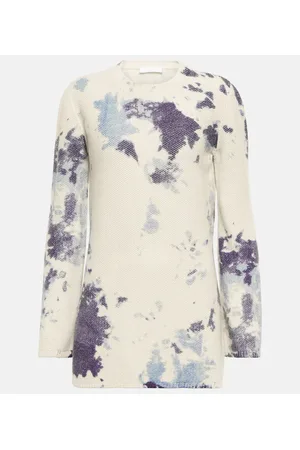 Chloé ChloÃ© Tie-dye cashmere minidress