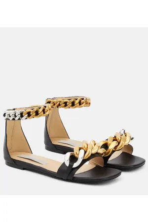 Stella McCartney Falabella embellished flat sandals