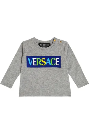 VERSACE Baby logo cotton jersey T-shirt