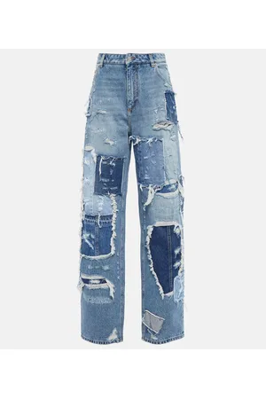 Dolce & Gabbana Patchwork wide-leg jeans