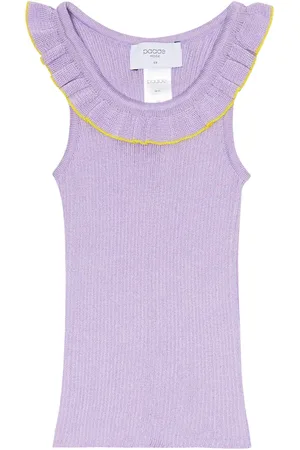 PAADE Ribbed-knit cotton top